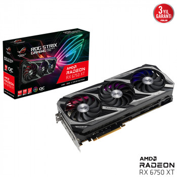 ASUS ROG-STRIX-RX6750XT-O12G-GAMING 12G 192BİT