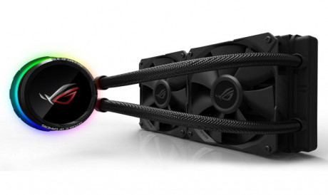 ASUS ROG RYUO 240 OLED AURA RGB FAN SIVI CPU